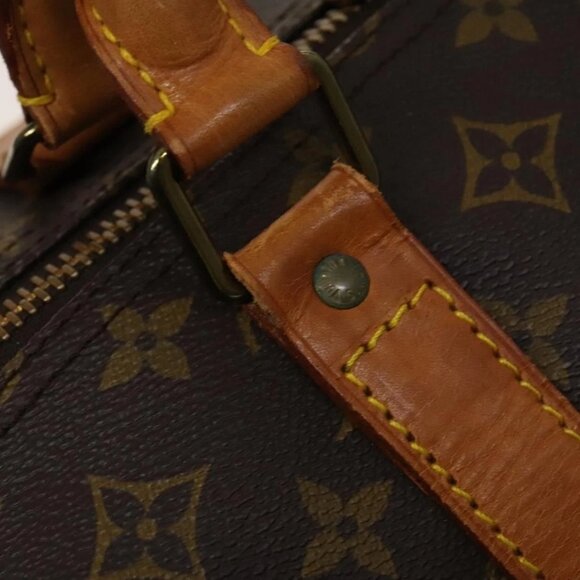 LOUIS VUITTON Monogram Keepall 60 Boston Bag M41422 LV Auth 123341 - Picture 11 of 16